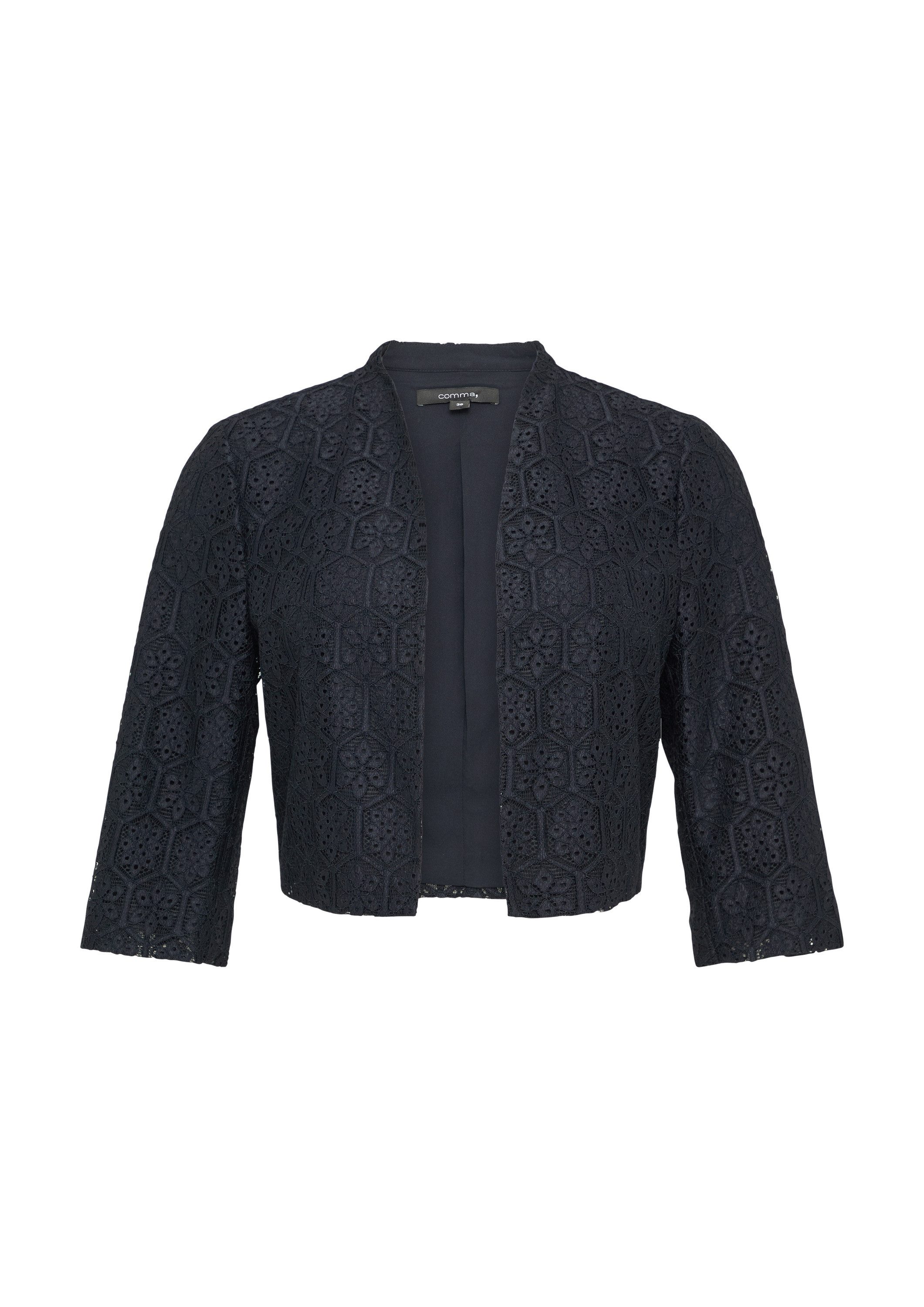 comma Jackenblazer Indoor-Bolero Kurzer Bolero aus Spitze günstig online kaufen