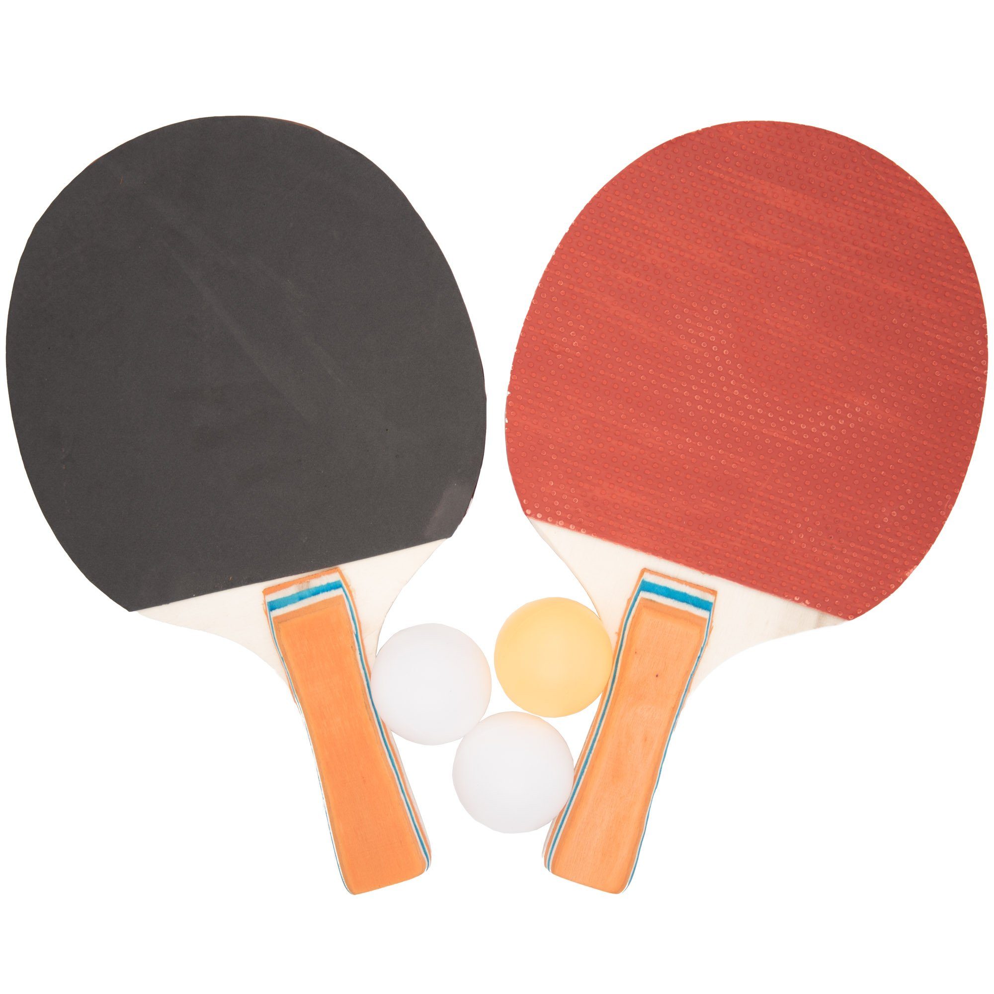 conkor Tischtennisschläger Tischtennisbälle, Tischtennisschläger, Set Tischtennisset, Tischtennisnetz + 6tlg