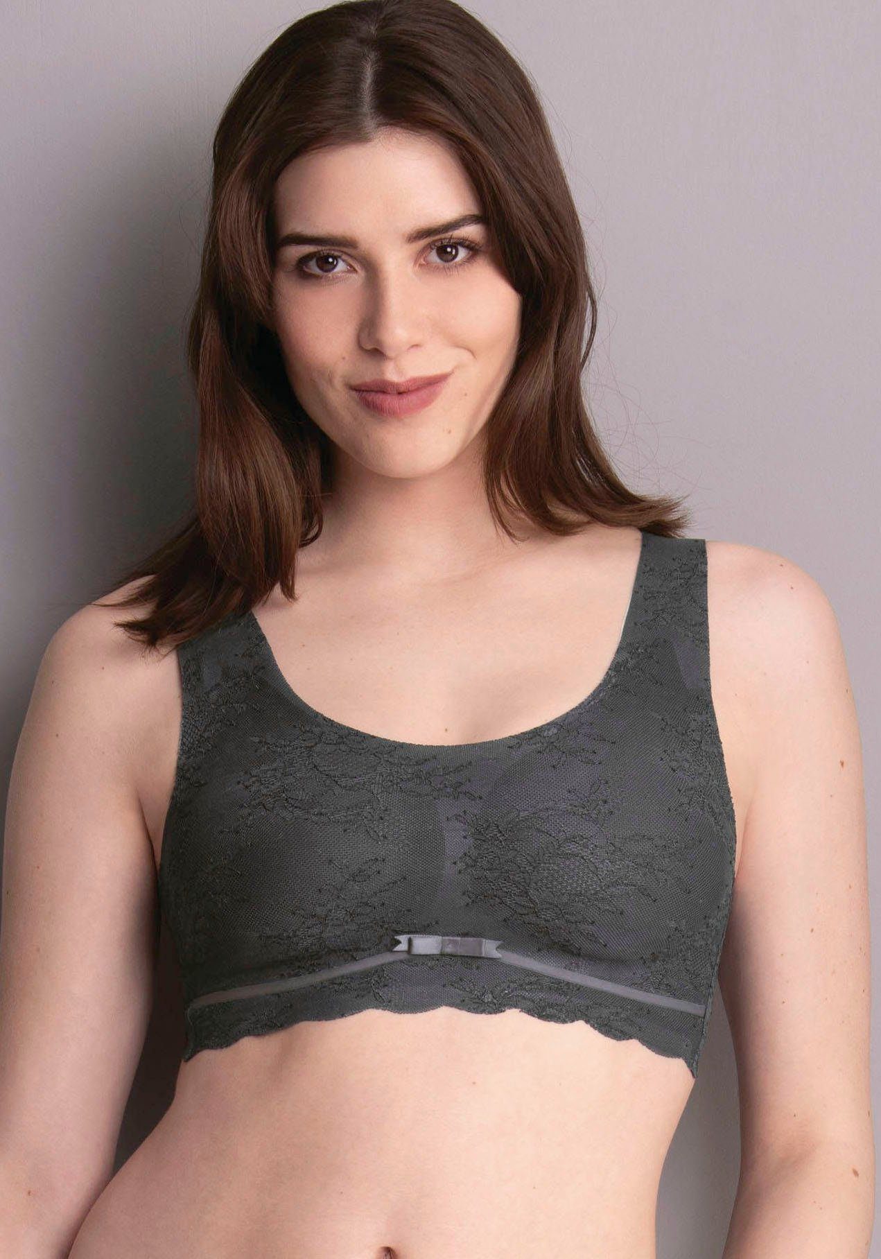 Lace Anita vorgeformt Schale mit anthrazit since Bralette 1886 Essentials herausnehmbarer Schale mit