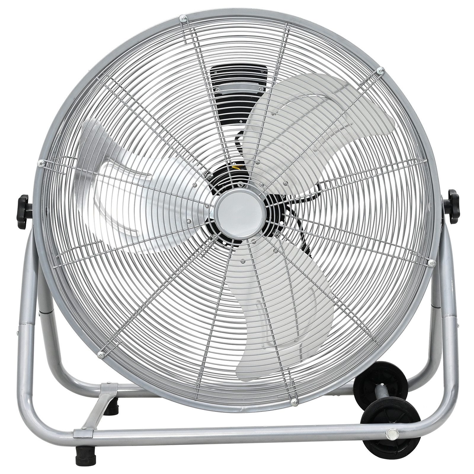 vidaXL Bodenventilator Trommelventilator mit Rollen 3 günstig online kaufen