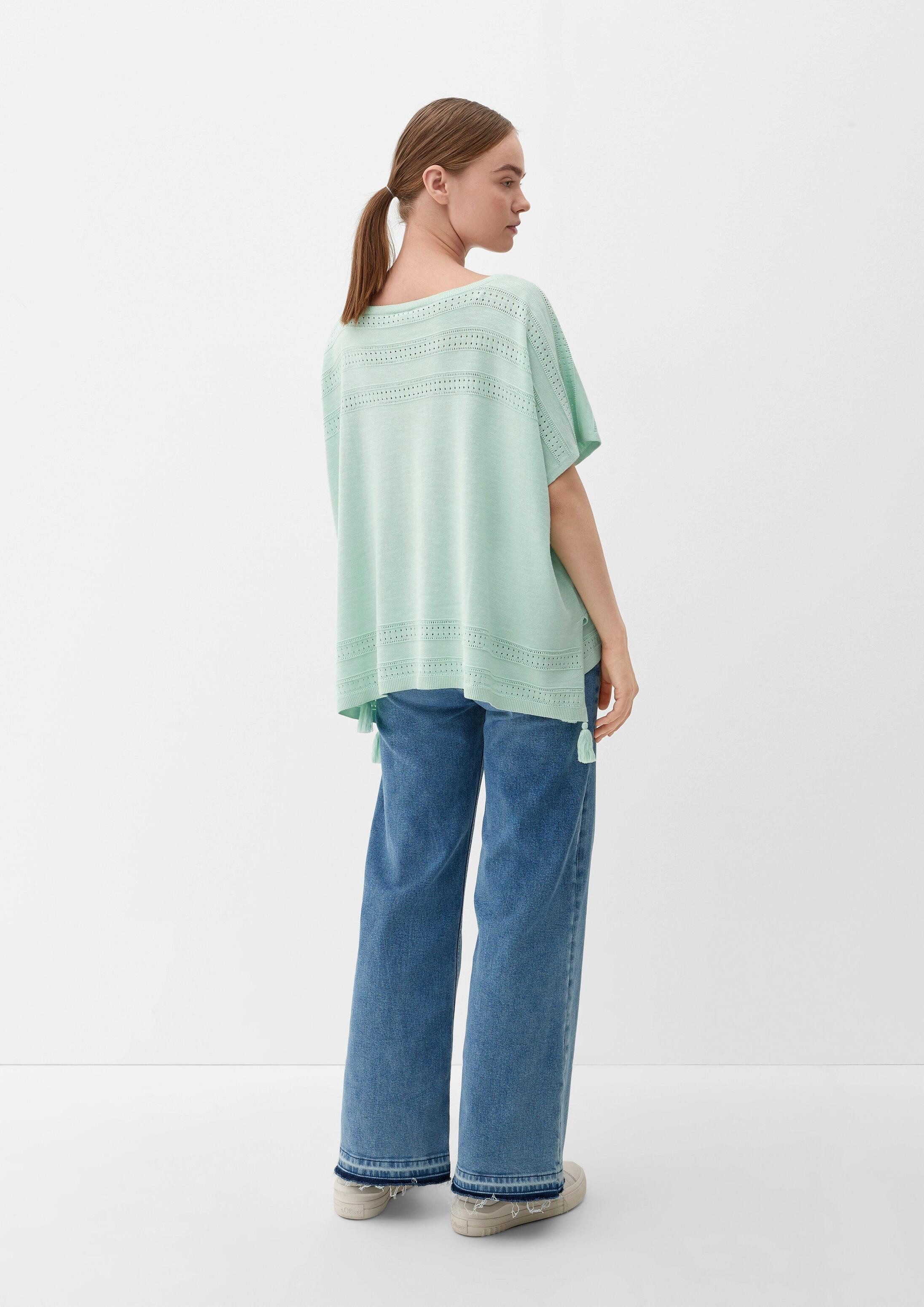 s.Oliver Poncho Indoor-Poncho Poncho aus Viskosemix