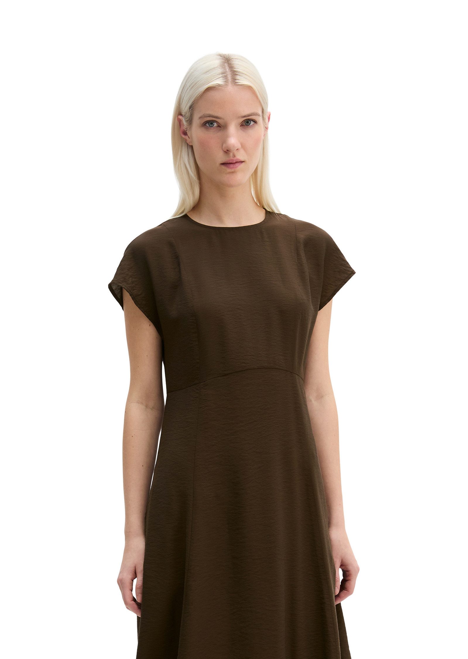 Marc O'Polo Midikleid aus Viskose-Mix