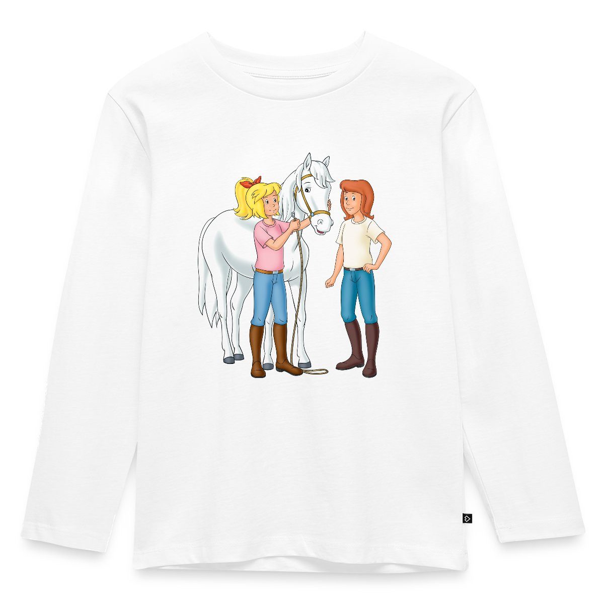 T-Shirt Bibi Und Tina Kümmern Sich Um Sabrina Kinder Premium Langarmshirt