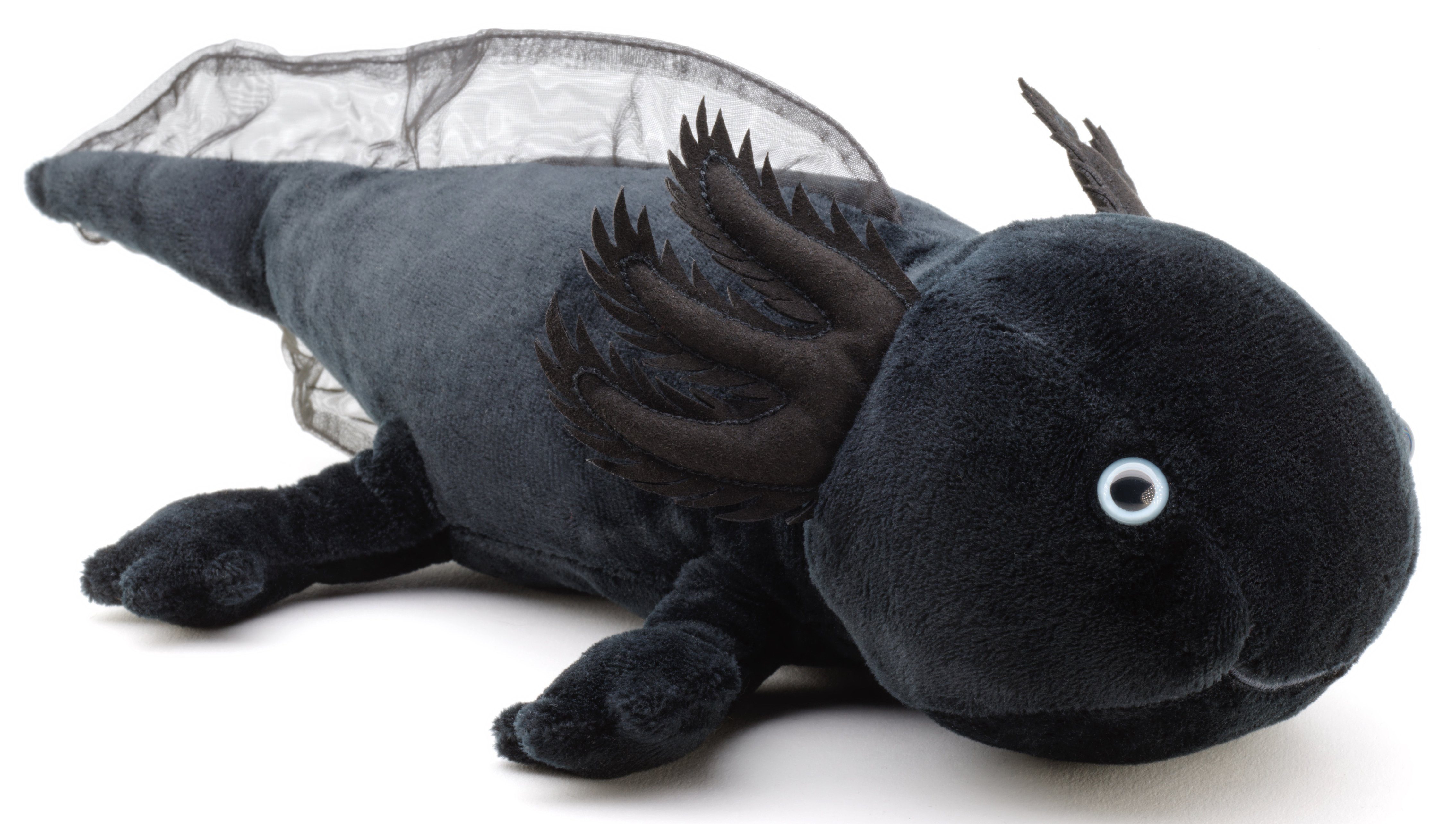 Uni-Toys Kuscheltier Axolotl - verschiedene Farben - 32 cm (Länge) - Plüsch, Plüschtier, zu 100 % recyceltes Füllmaterial