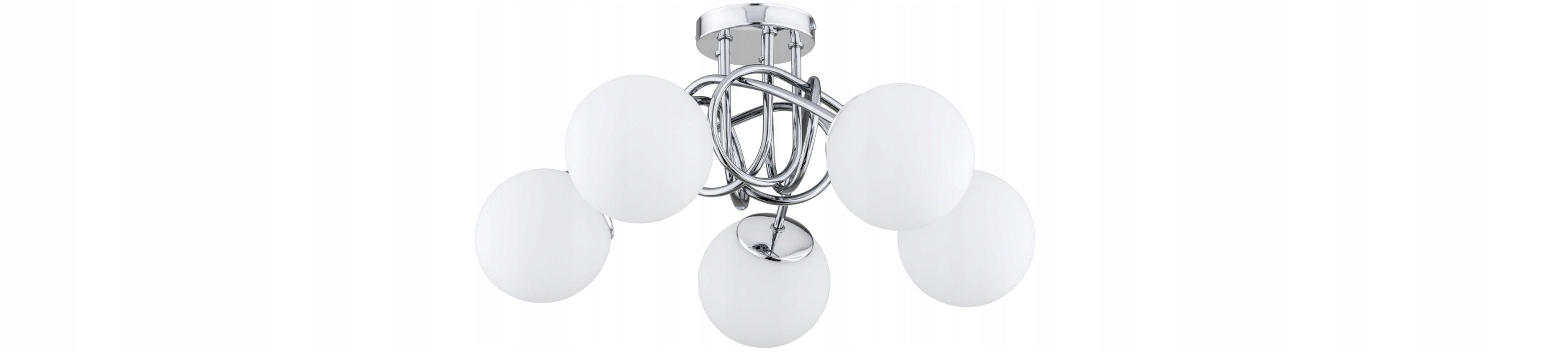 Licht-Erlebnisse Deckenleuchte KAIDA, ohne Leuchtmittel, E27 Kugel Schirm Modern Deckenlampe