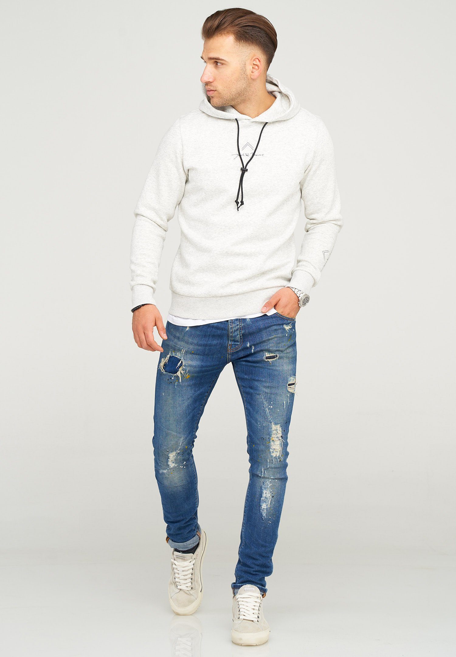 Jack & Jones Hoodie JORWING SWEAT HOOD günstig online kaufen