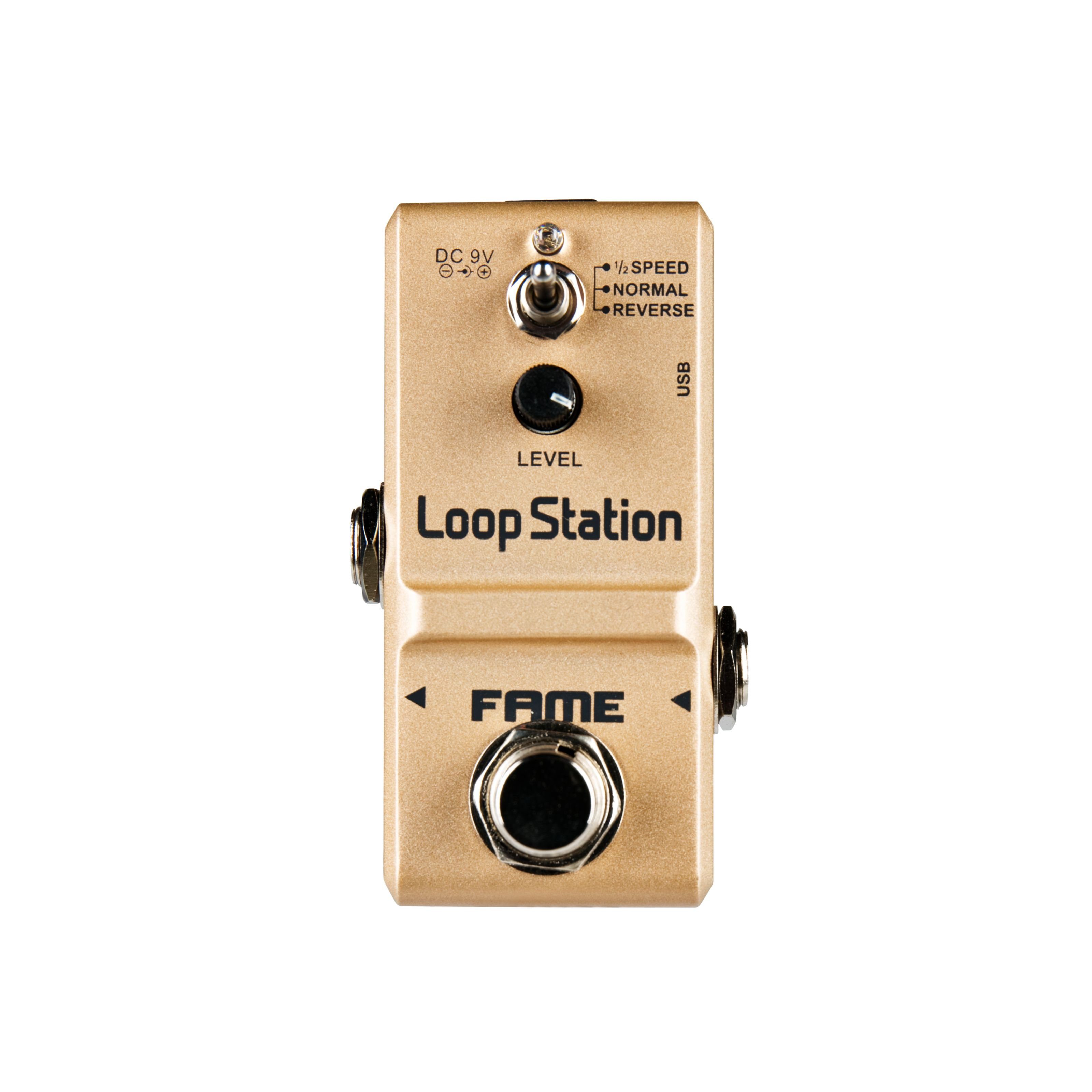 FAME Musikinstrumentenpedal, (Loop Station Kompakter Nano Looper Effekte Import-/Export-Funktion, Effekte, Looper/Loop Recorder), Loop Station, Kompakter Nano Looper, Import-/Export-Funktion