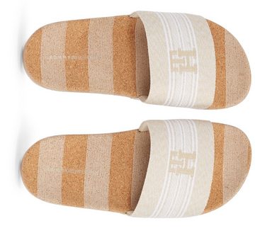 Tommy Hilfiger TH WOVEN SLIDE Pantolette mit TH-Logostickerei