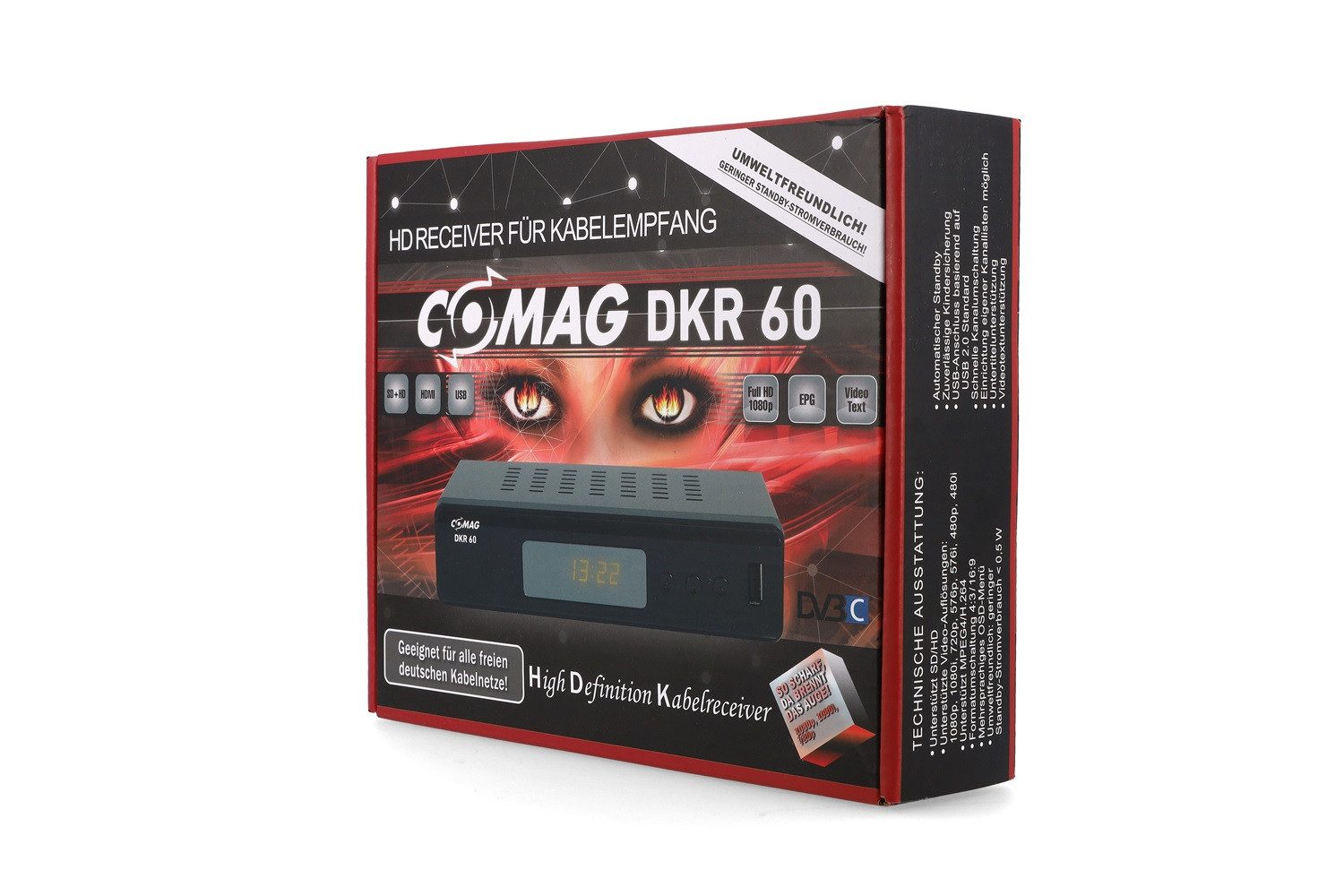Comag COMAG DKR 60 HD digitaler Full HD Kabel-Receiver (PVR Ready, HDTV, Kabel-Receiver