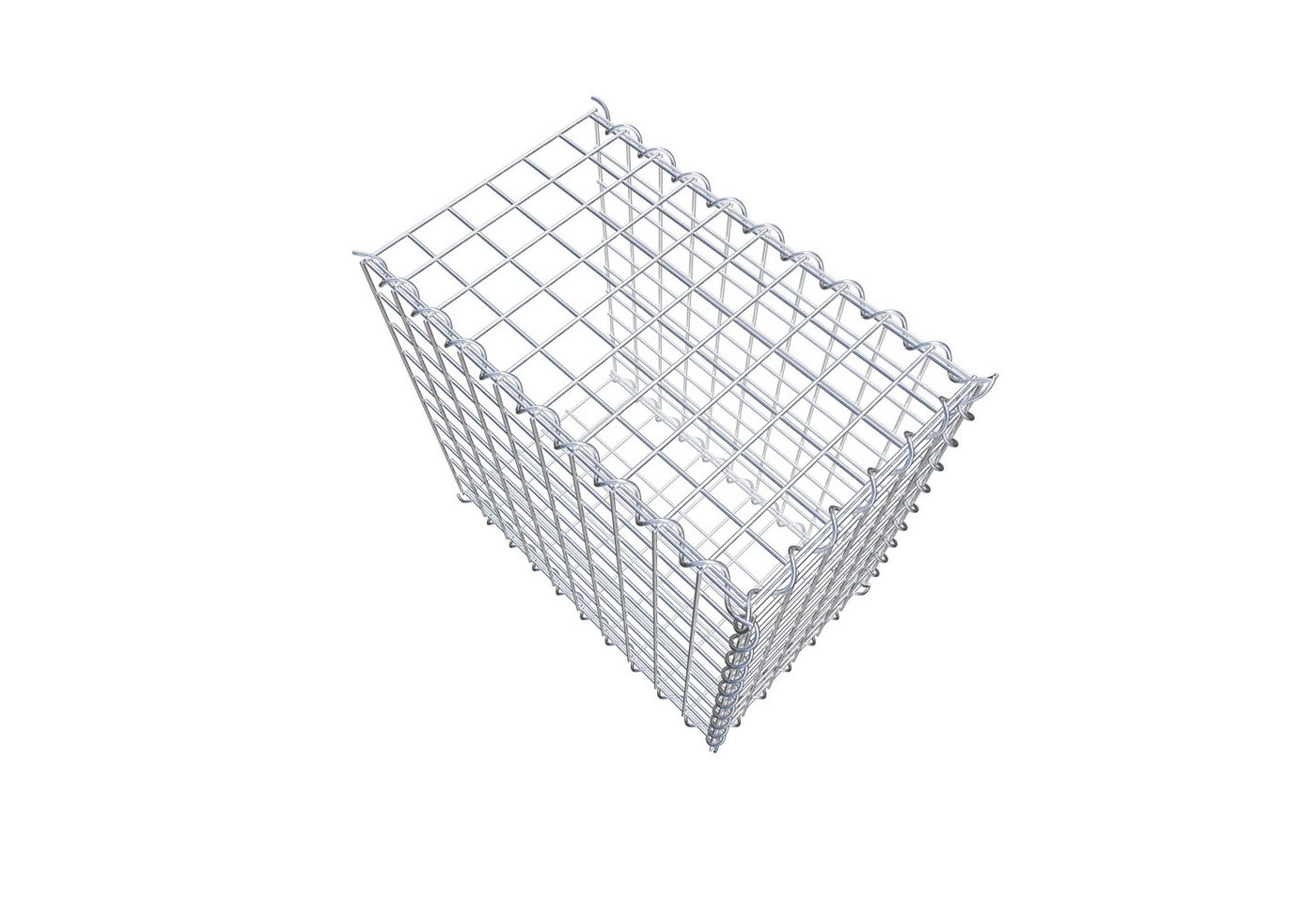 Thumbnail - Gabiona Gabionenzaun Anbaugabione Typ 2 50 cm x 50 cm x 30 cm (L x H x T), Maschenweite 5, (Anbaugabione Typ 2 50 cm x 5...