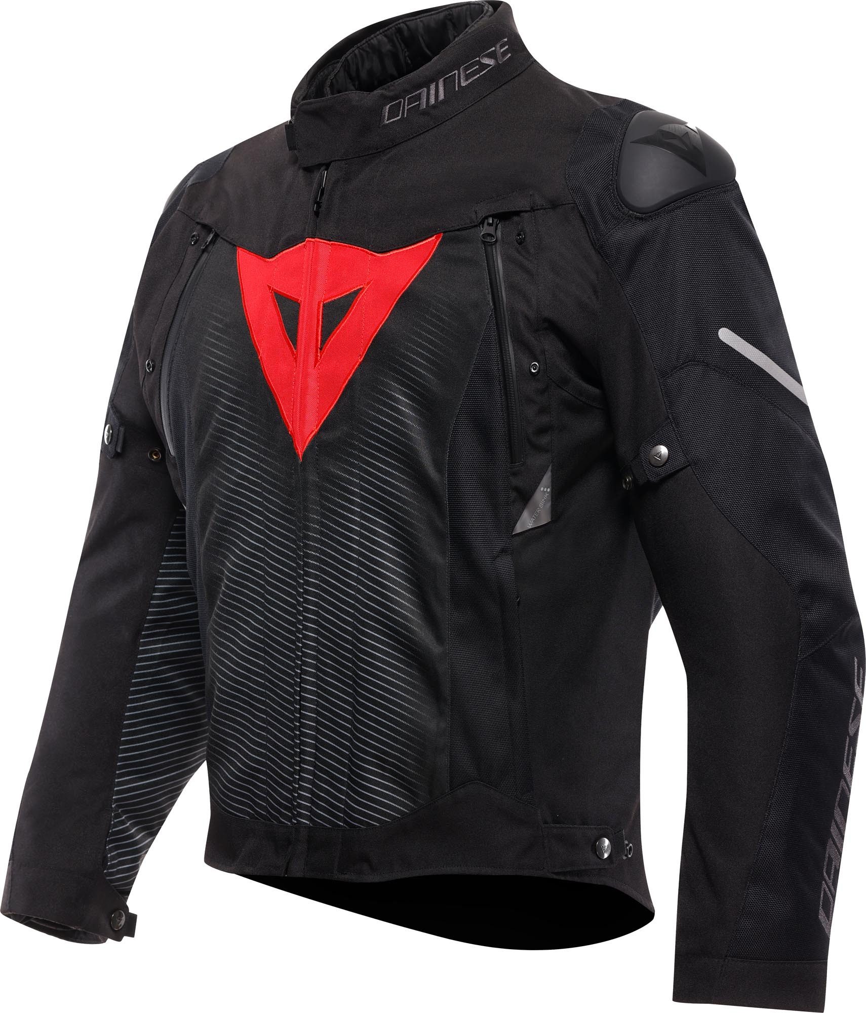Dainese Motorradjacke Super Sprint D-Dry wasserdichte Motorrad Textiljacke Ellenbogenprotektoren enthalten,herausnehmbares Innenfutter,Schul