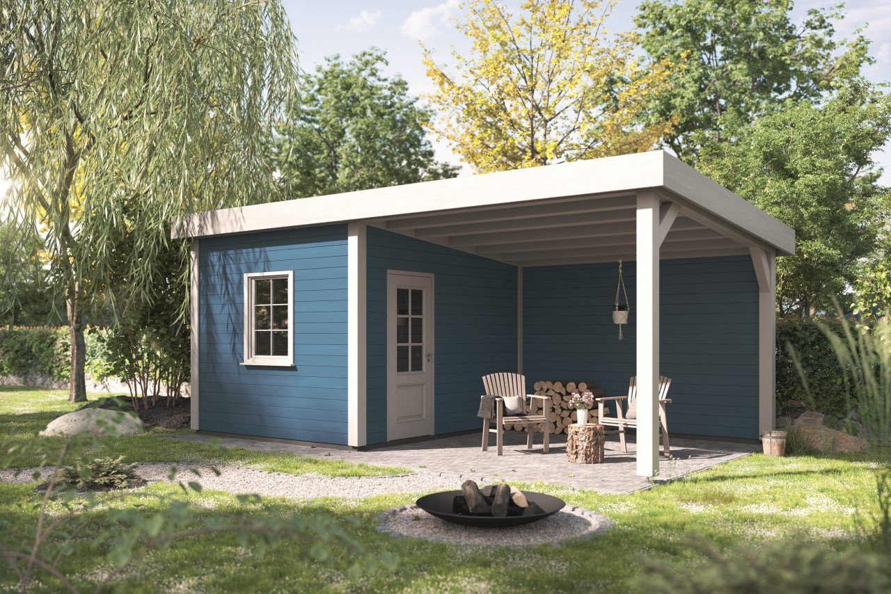 Alpina Holzschutzlasur Alpina Wetterschutzfarbe 2,5 L azurblau