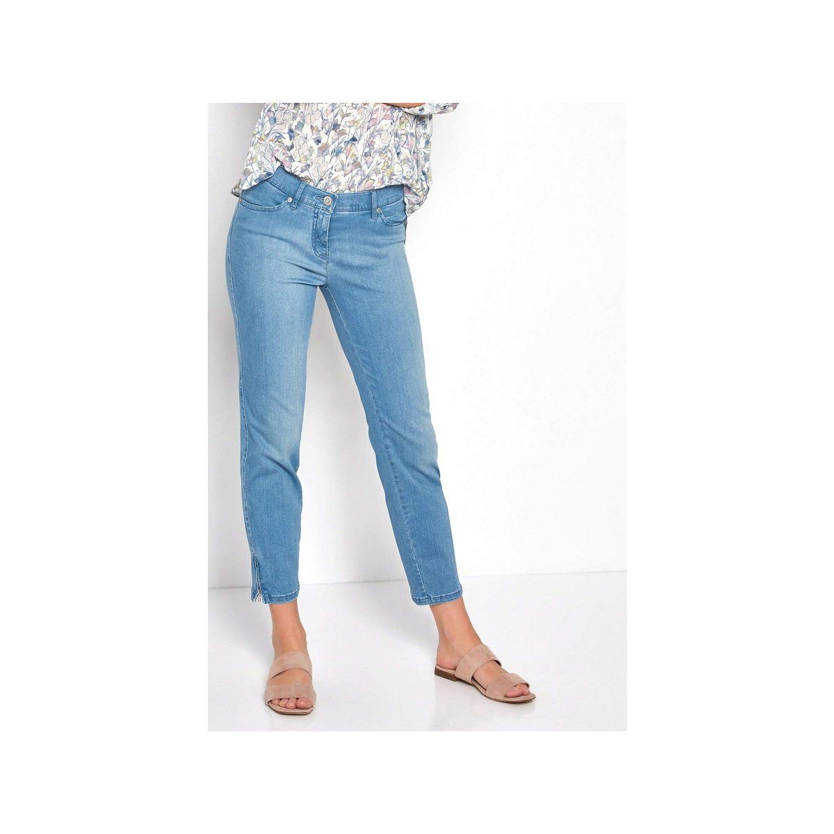 TONI 5-Pocket-Jeans blau regular (1-tlg)