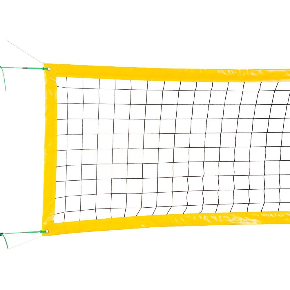 Volleyballnetz Beachvolleyballnetz für Spielfeld 16x8 m, 4-Punkt-Aufhängung