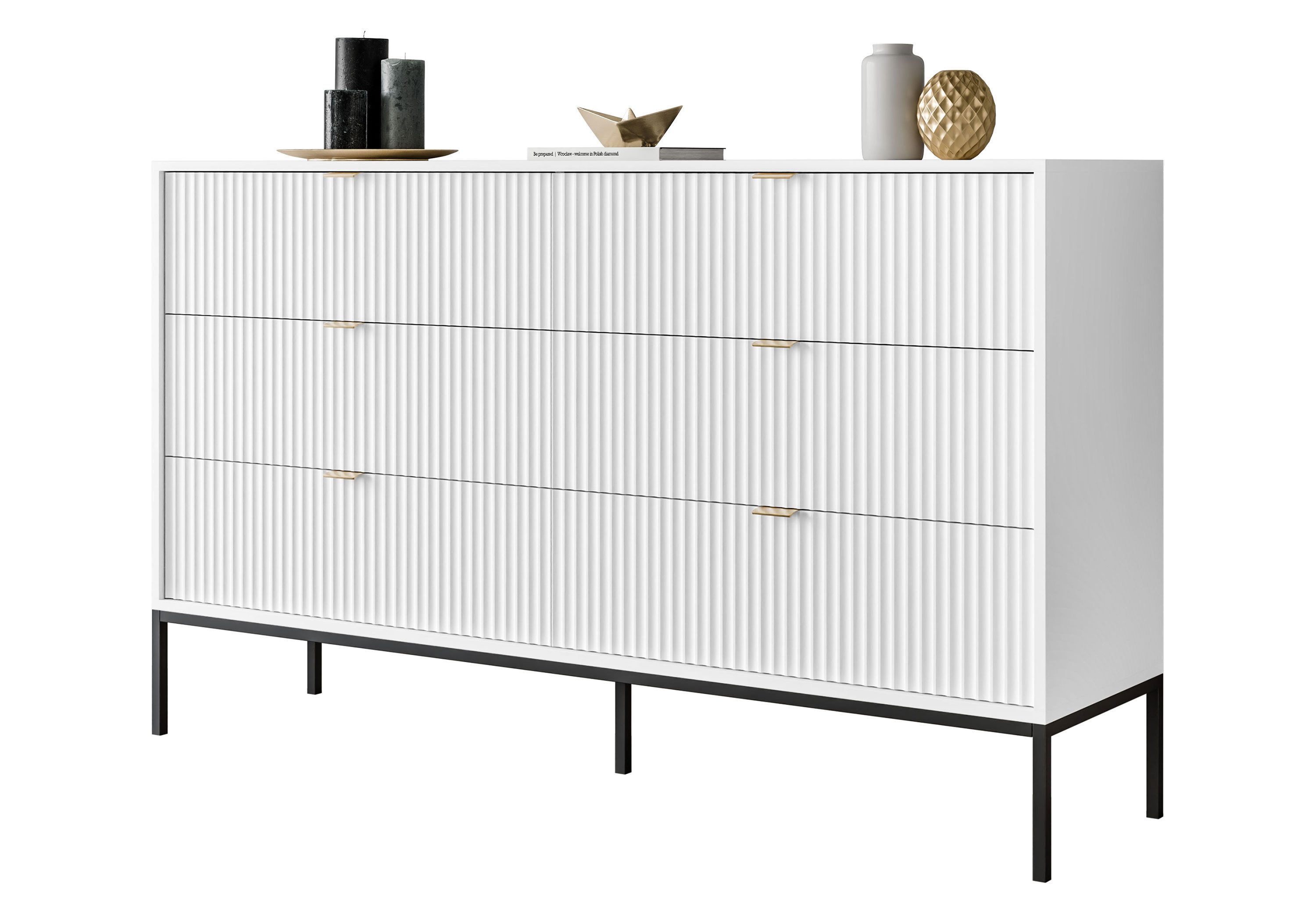 Lookway Kommode CORTADO KS154 mit Schubladen, Breite 154cm