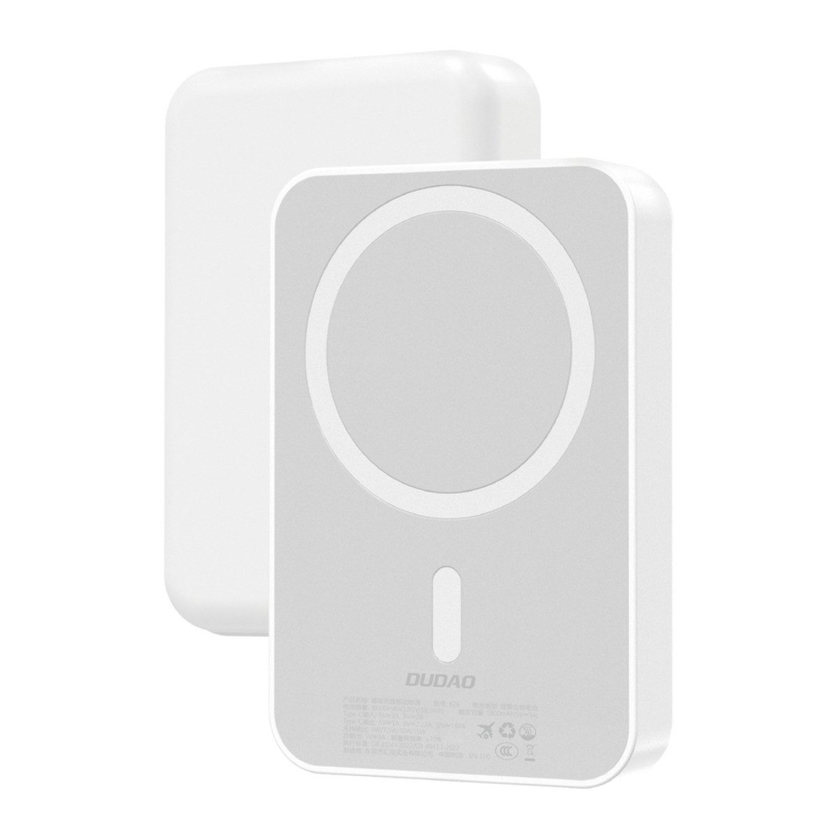 Dudao K26new Powerbank Magnetische Powerbank 10000 mAh (5, 9, 12 V), Magnetisches Wireless Charging bis 15 W