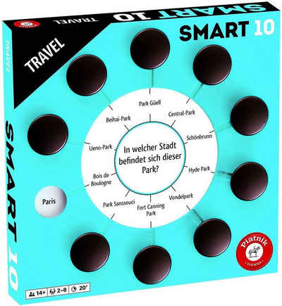 Piatnik Spiel, Quizspiel »Piatnik - Smart 10 - TRAVEL - Erweiterung von Smart 10 oder Smart 10 Family«
