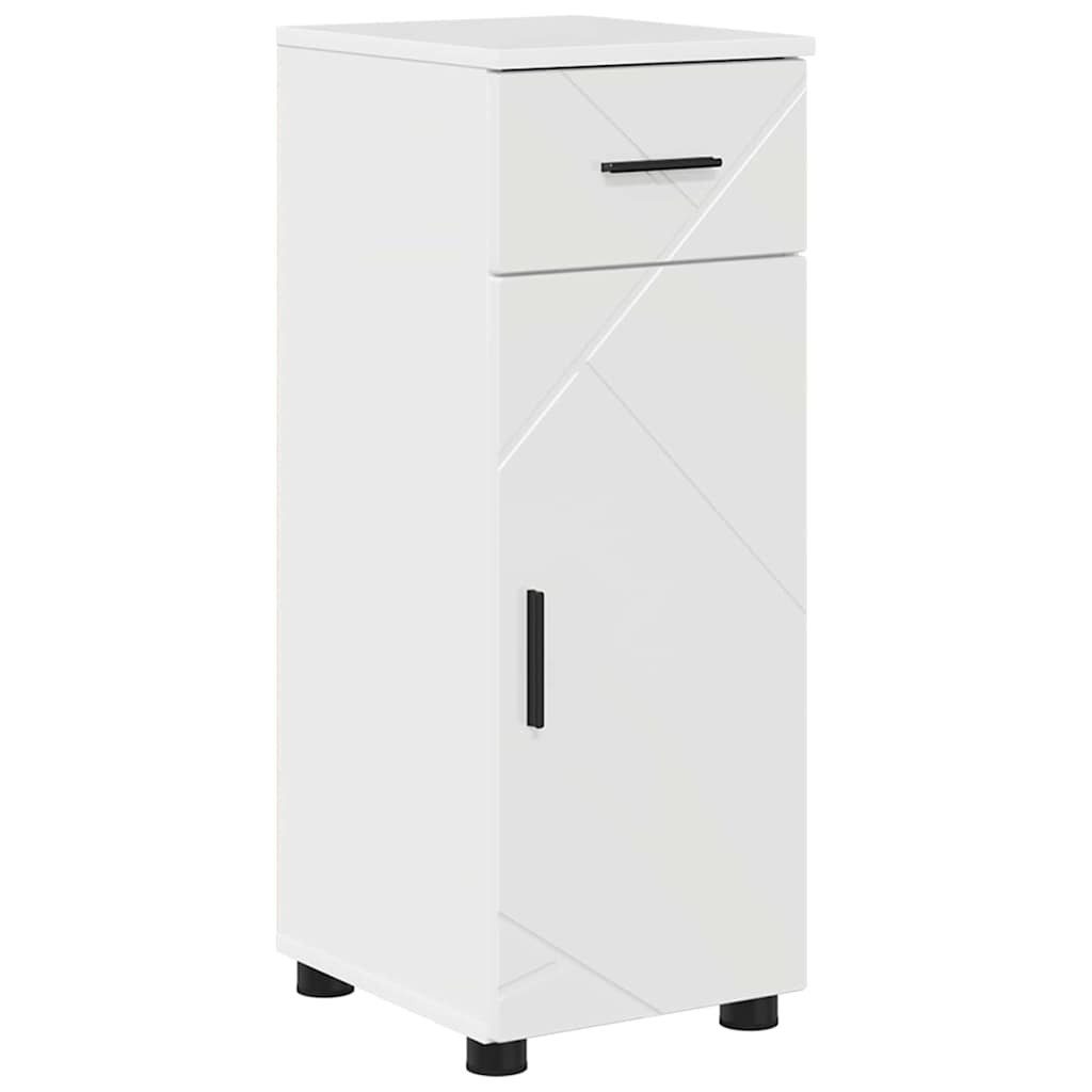 vidaXL Badezimmerspiegelschrank Badezimmer Schrank Hochglanz-Weiß 30 günstig online kaufen