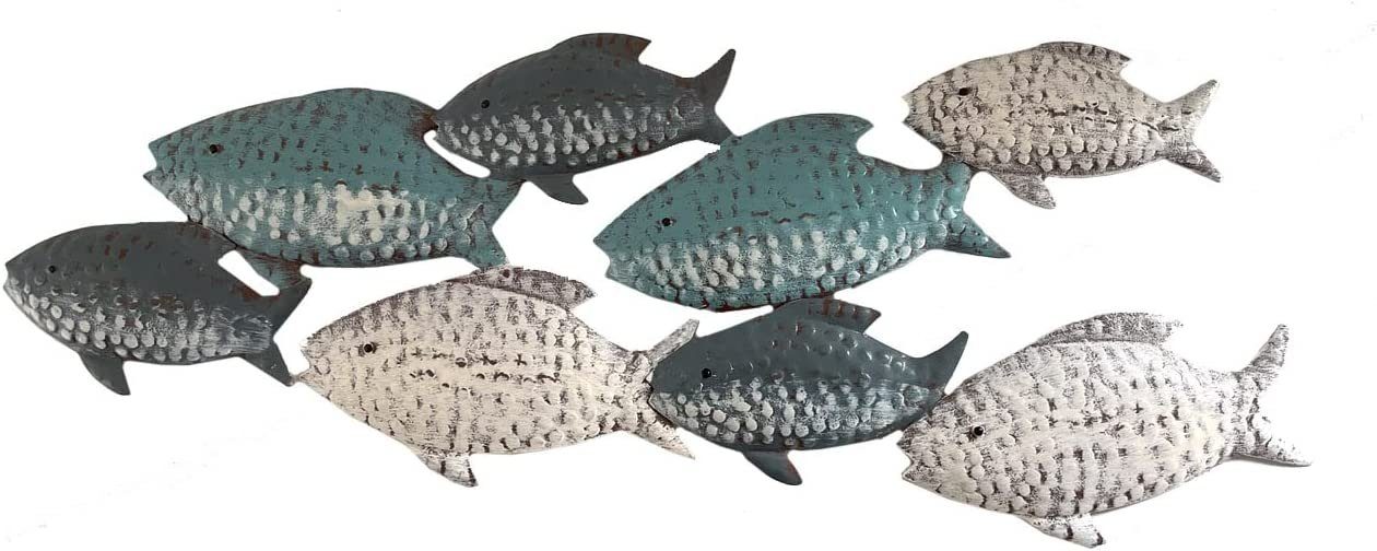 LB H&F Lilienburg Wanddekoobjekt Wanddeko Wandobjekekt Bad Badezimmer Fisch günstig online kaufen