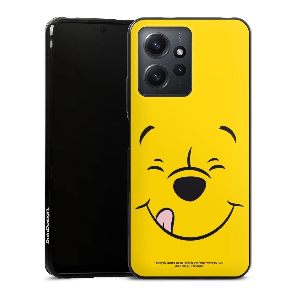 DeinDesign Handyhülle Winnie Puuh Offizielles Lizenzprodukt Disney Puuh Closeup, Xiaomi Redmi Note 12 4G Silikon Hülle Bumper Case Handy Schutzhülle