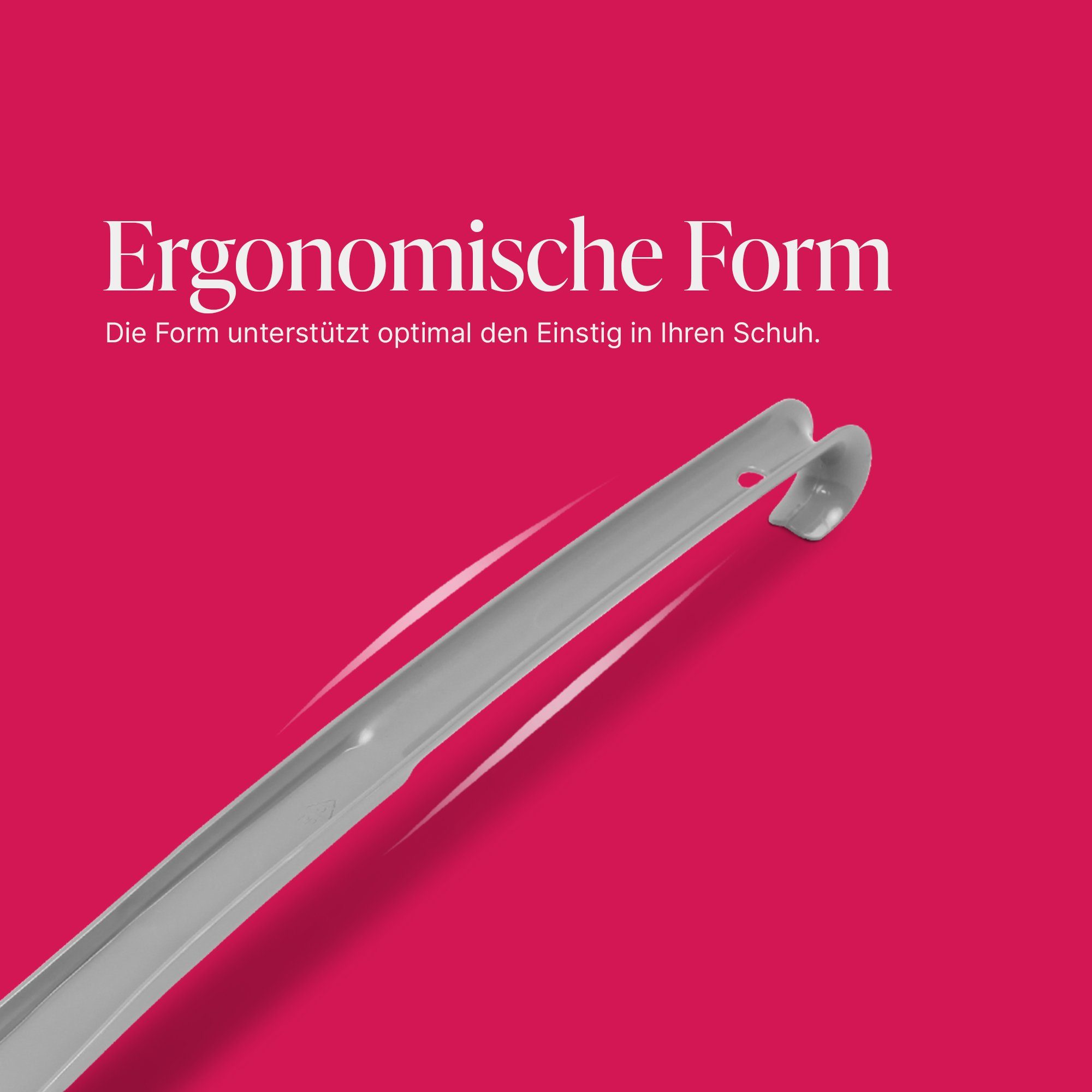 Pro Home Schuhlöffel S-XXL (64cm), mit Öse zum Aufhängen, Kunststoff hochwertig, ergonomische Form