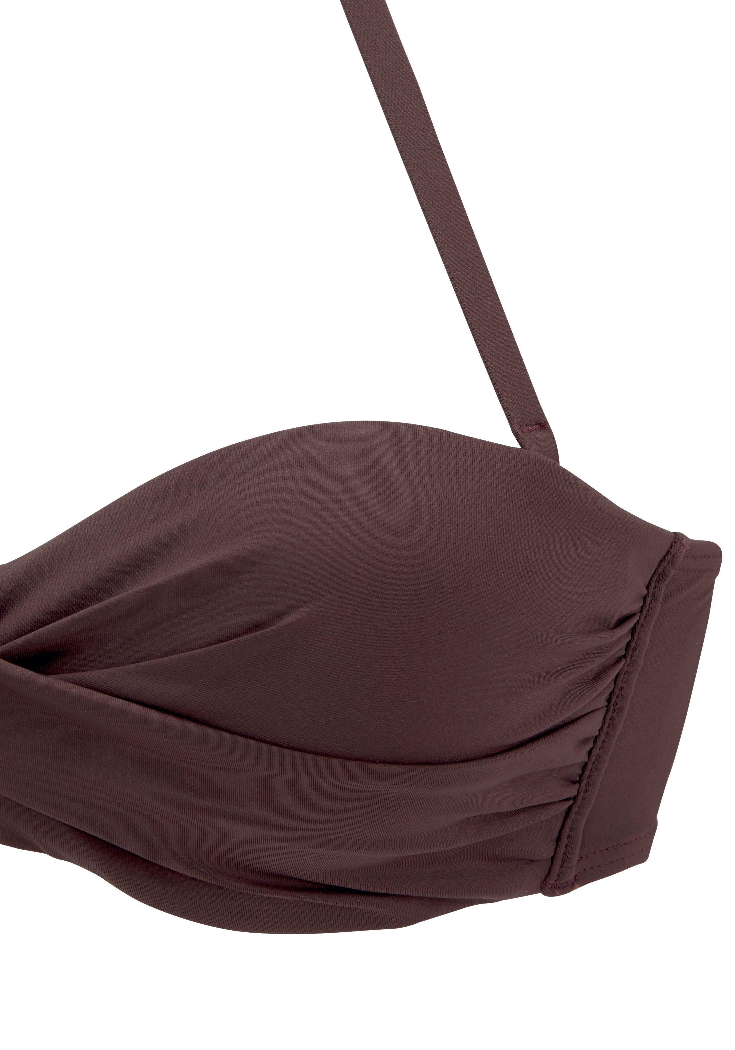 s.Oliver Bügel-Bandeau-Bikini-Top Rome, in Wickeloptik