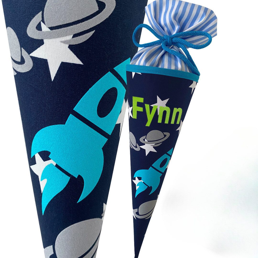 windeltou - MACH DEINS DRAUS Schultüte Stoffschultüte – Zuckertüte aus Stoff 35, 70 o. 85 cm, nachhaltig