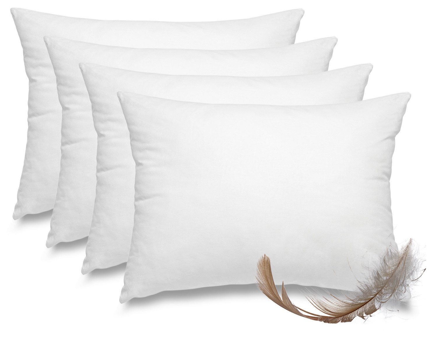 wometo Federkissen 4er Pack, 30x50 cm, Füllung: Federn, 4, OEKO-TEX®, Kisse günstig online kaufen