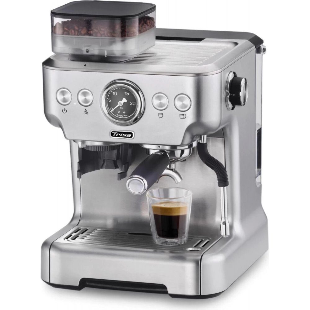 Trisa Espressomaschine Barista Plus Espressomaschine silber online