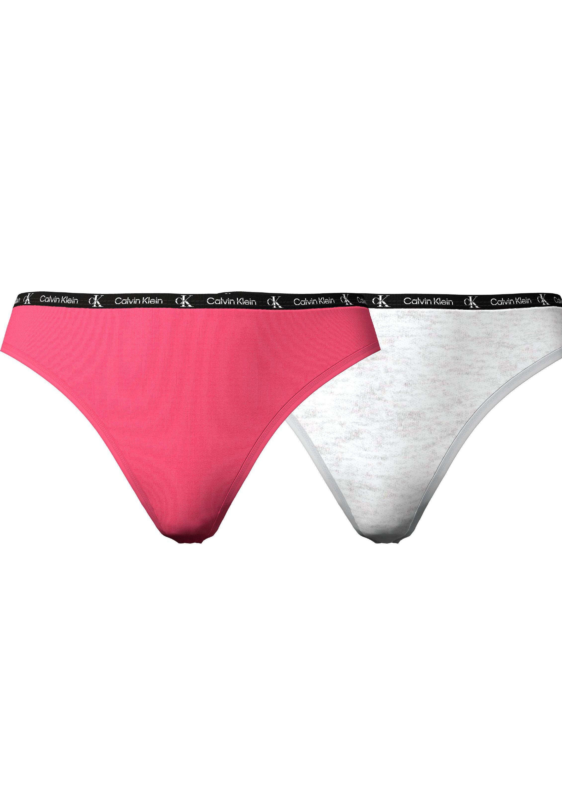 Calvin Klein Underwear Bikinislip (Packung, 2-St., 2er-Pack) mit klassischem Logobund