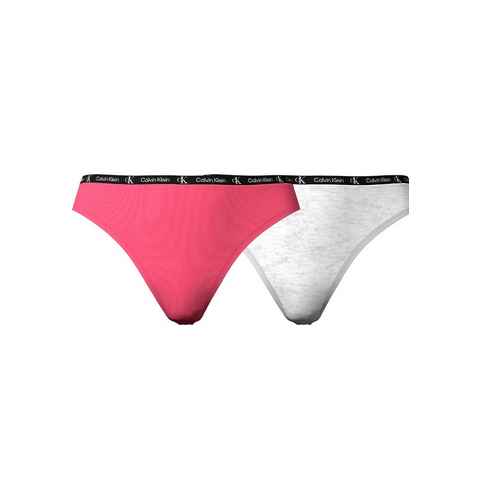 Calvin Klein Underwear Bikinislip (Packung, 2-St., 2er-Pack) mit klassischem Logobund