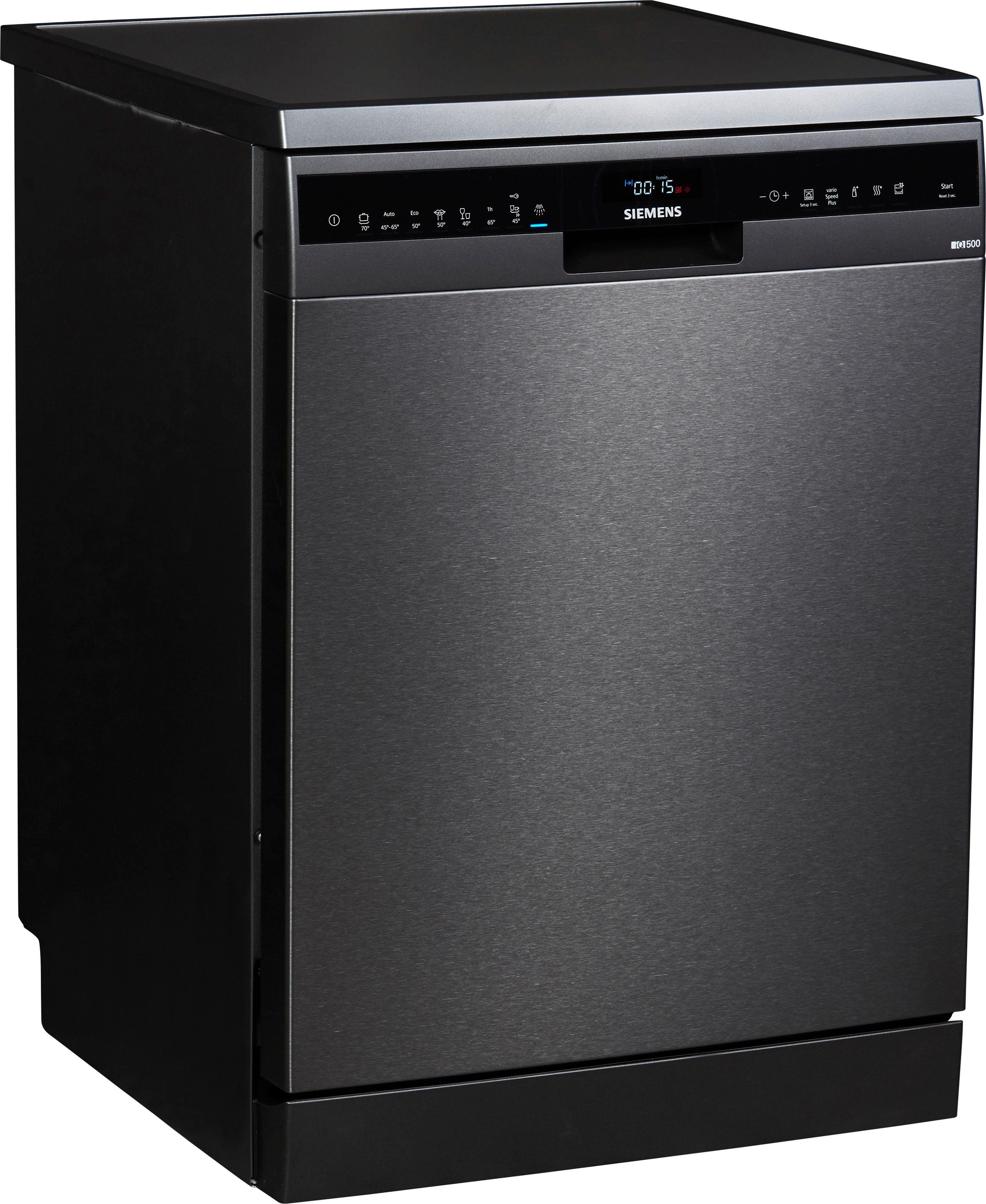 SIEMENS Standgeschirrspüler iQ500, SN258B00ME, 9,5 l, 14 Maßgedecke - SIEMENS