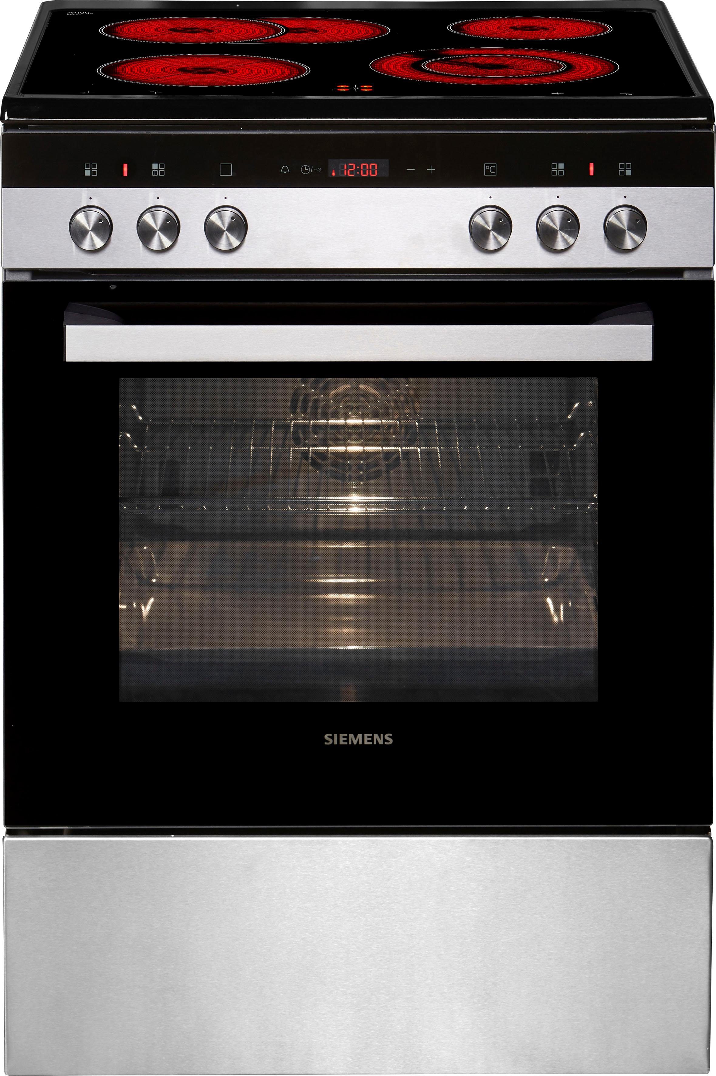 SIEMENS Elektro-Standherd HK9R30250, mit Teleskopauszug nachrüstbar - SIEMENS