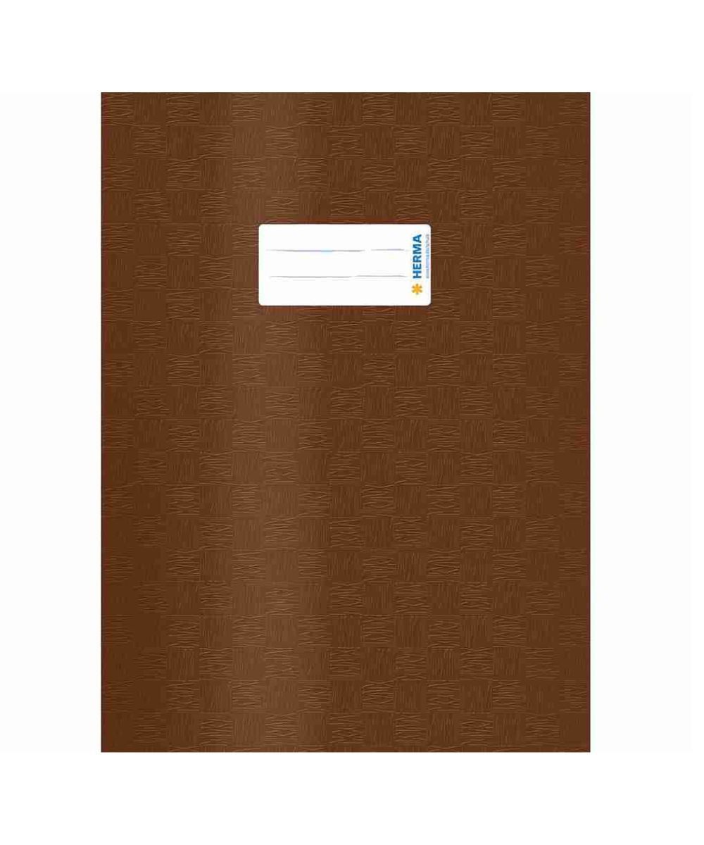 HERMA Schulheft HERMA Heftumschlag mit Baststruktur Kunststoff DIN A4, mit Baststruktur