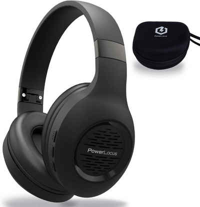PowerLocus 30 Stunden Spielzeit Headset (Praktische Tragetasche für einfaches Transportieren und Aufbewahren der Kopfhörer unterwegs, perfekt für den aktiven Lebensstil., mit inspirierender Klang, universelle Kompatibilität, robustes Design)