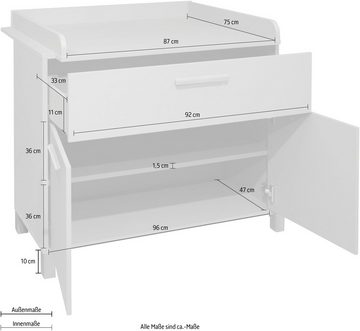 Mäusbacher Wickelkommode Olivia, Wickelkommode Breite "101"