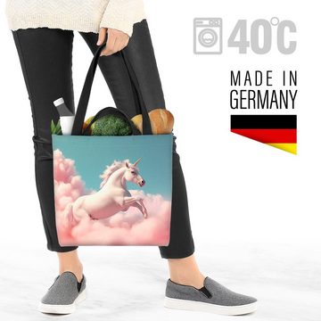 VOID Henkeltasche (1-tlg), Einhorn Wolken Himmel Deko Mädchen Geburtstag geschenk einhörner lgbt