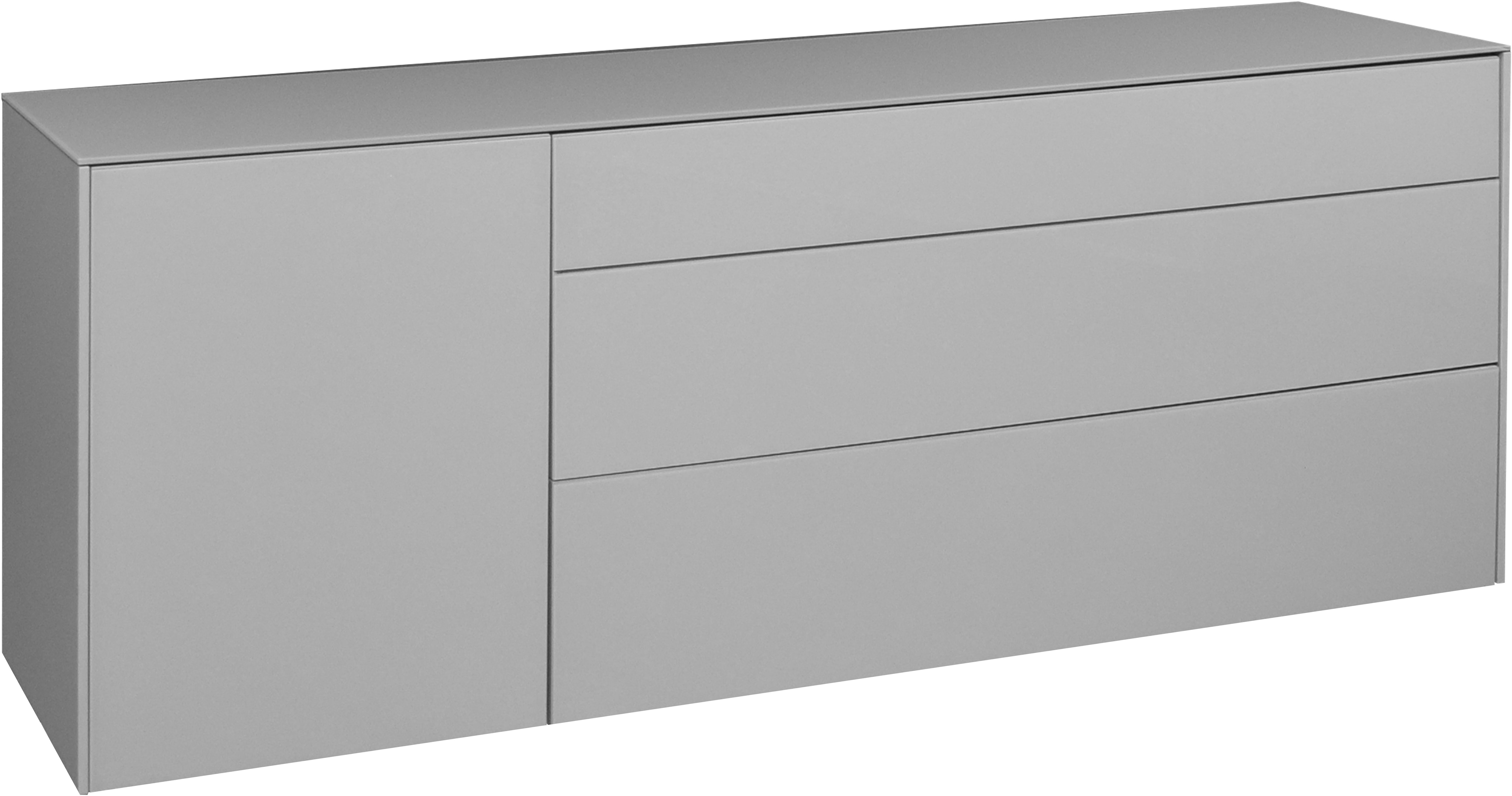 Mäusbacher Lowboard Imola (OTTOs Choice), Mäusbacher Lowboard, mit Glasfront und Glasoberplatte, 1 Schublade
