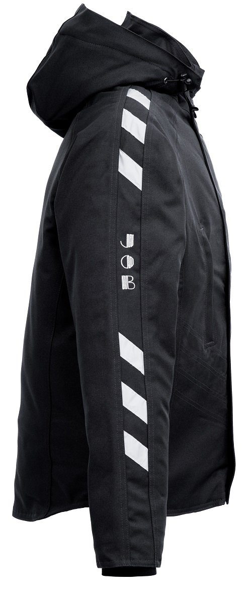 JOB Arbeitsjacke Dachdecker-Jacke warm wasserdicht wind- mit Winterjacke und atmungsaktiv, LOGO