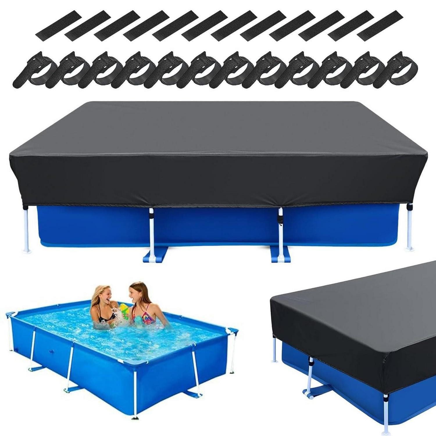 LuxusKollektion Pool-Abdeckplane Poolabdeckung Rechteckig 220x150cm (1-St)