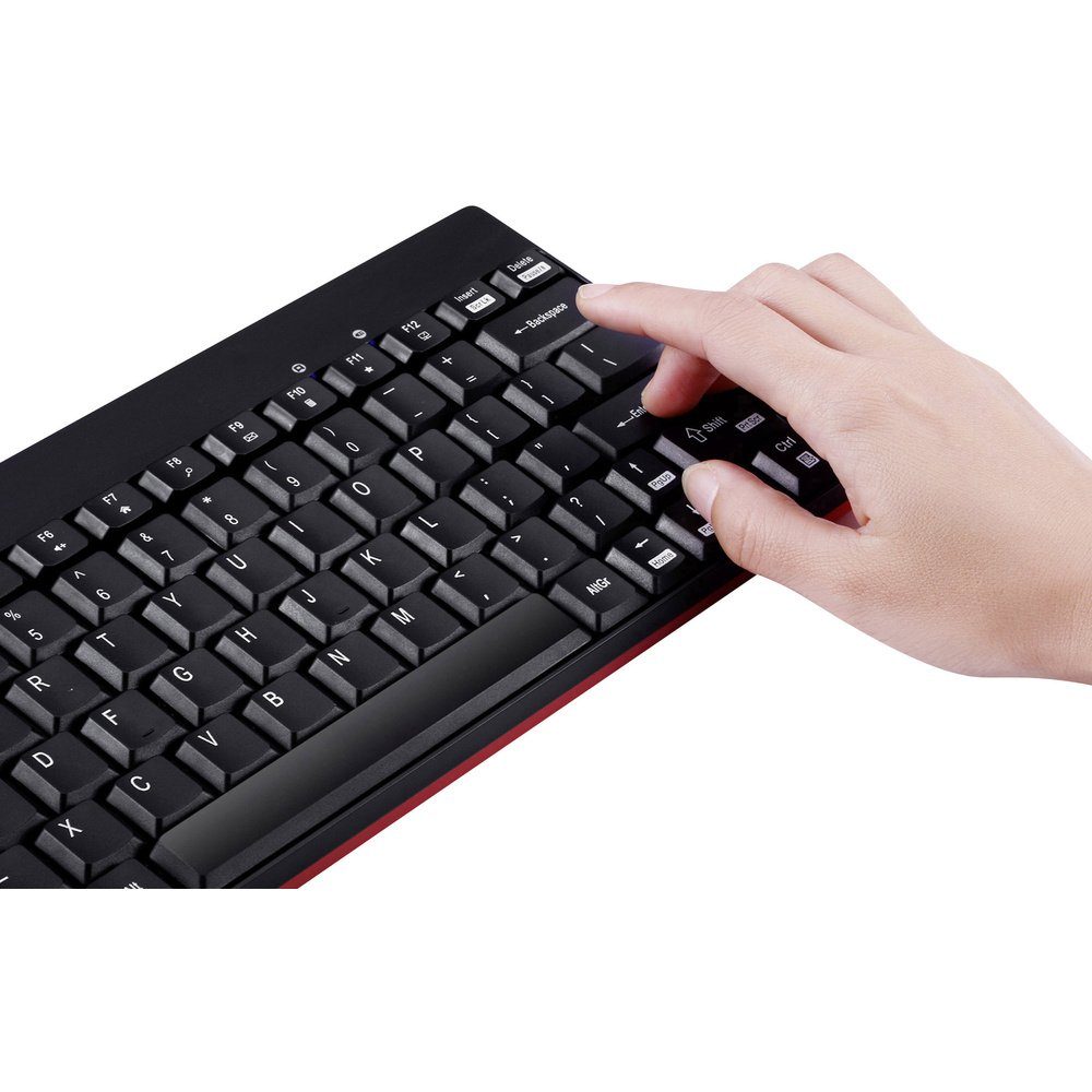 Perixx Perixx PERIDUO-712BDE USB Tastatur, Maus-Set Deutsch, QWERTZ Schwarz Tastatur- und Maus-Set