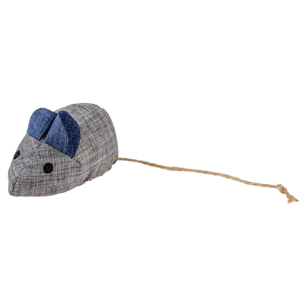 DUVO+ Tierkuscheltier Katzenspielzeug Eco Navy Maus & Katzenminze