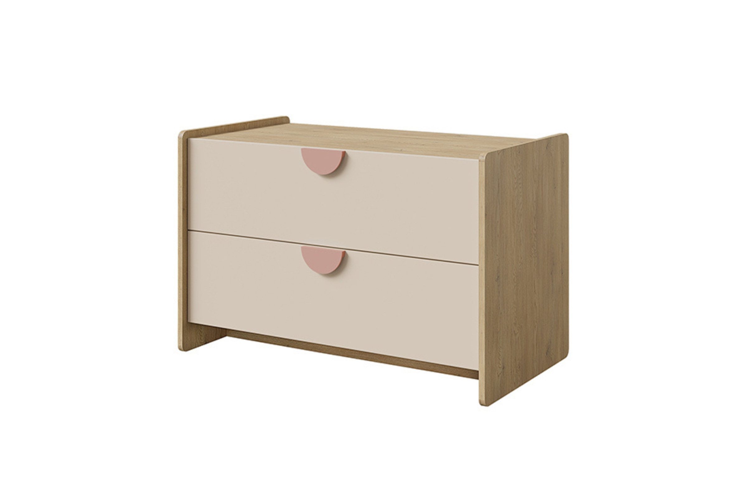 Deine Möbel 24 Lowboard LEXO 11 TV-Lowboard Kinderzimmer Fernsehtisch mit 2 Schubladen (Set, 1 St., ideal für Kinderzimmer & Jugendzimmer), B/H/T 93x61x50 cm, LEXO - Kollektion