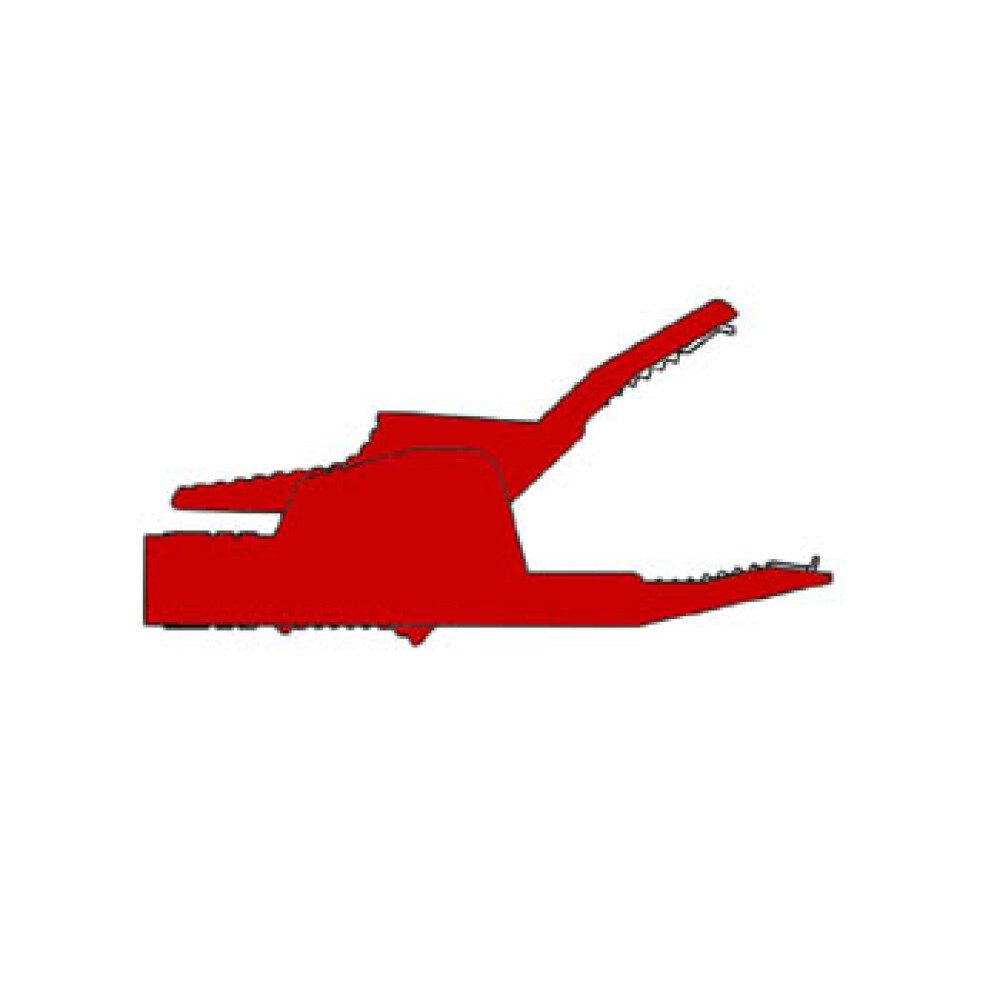 Hirschmann Rohrzange Berührungsgeschützte, unzerbrechliche, weitöffnende Abgreifklemme. Kle, 1-tlg.