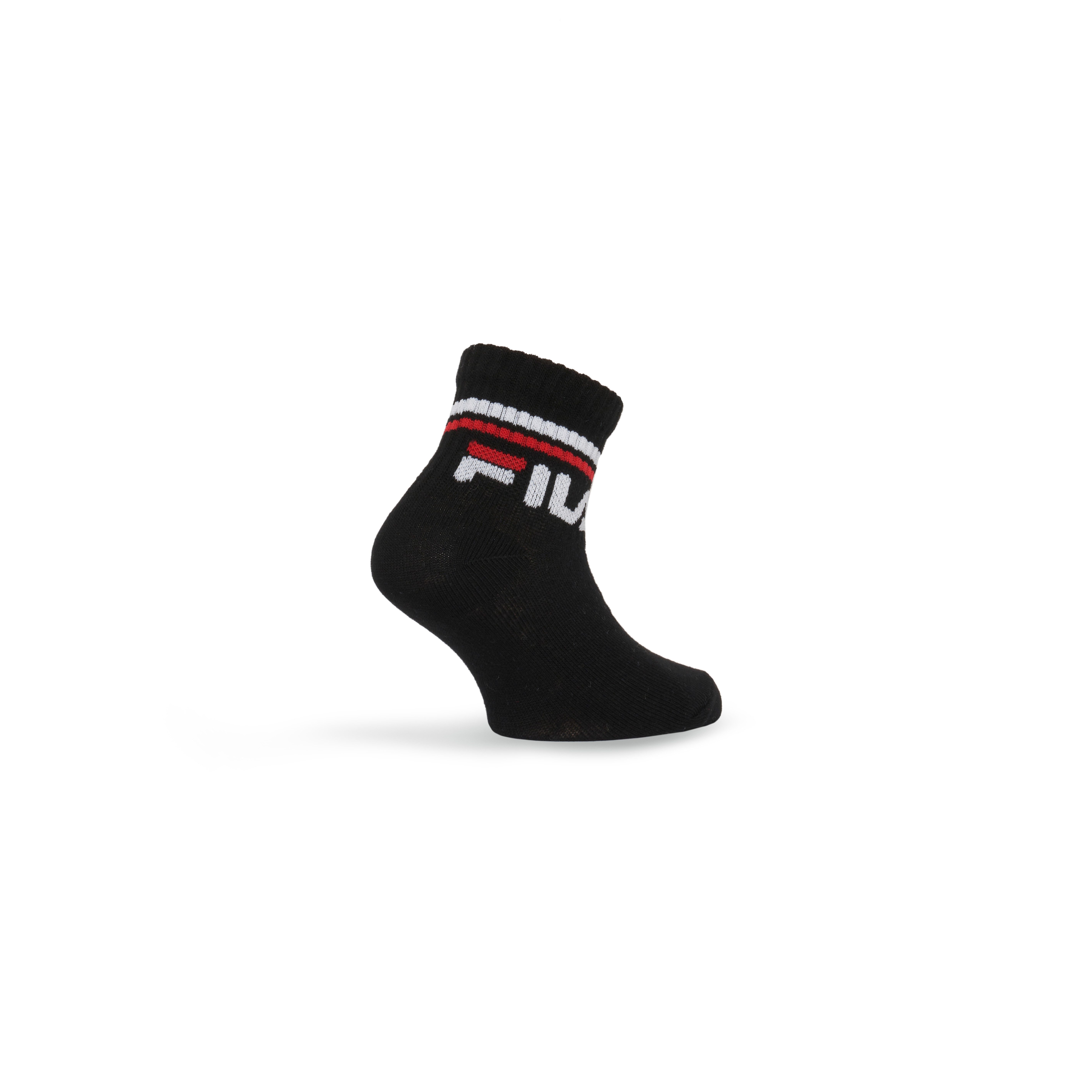 Fila Kurzsocken JUNIOR UNISEX QUARTER PLAIN SOCKS (6-Paar) für Kinder, mit eingestricktem Logo im Bündchen, anatomisch geformt – Bild 5 von 5