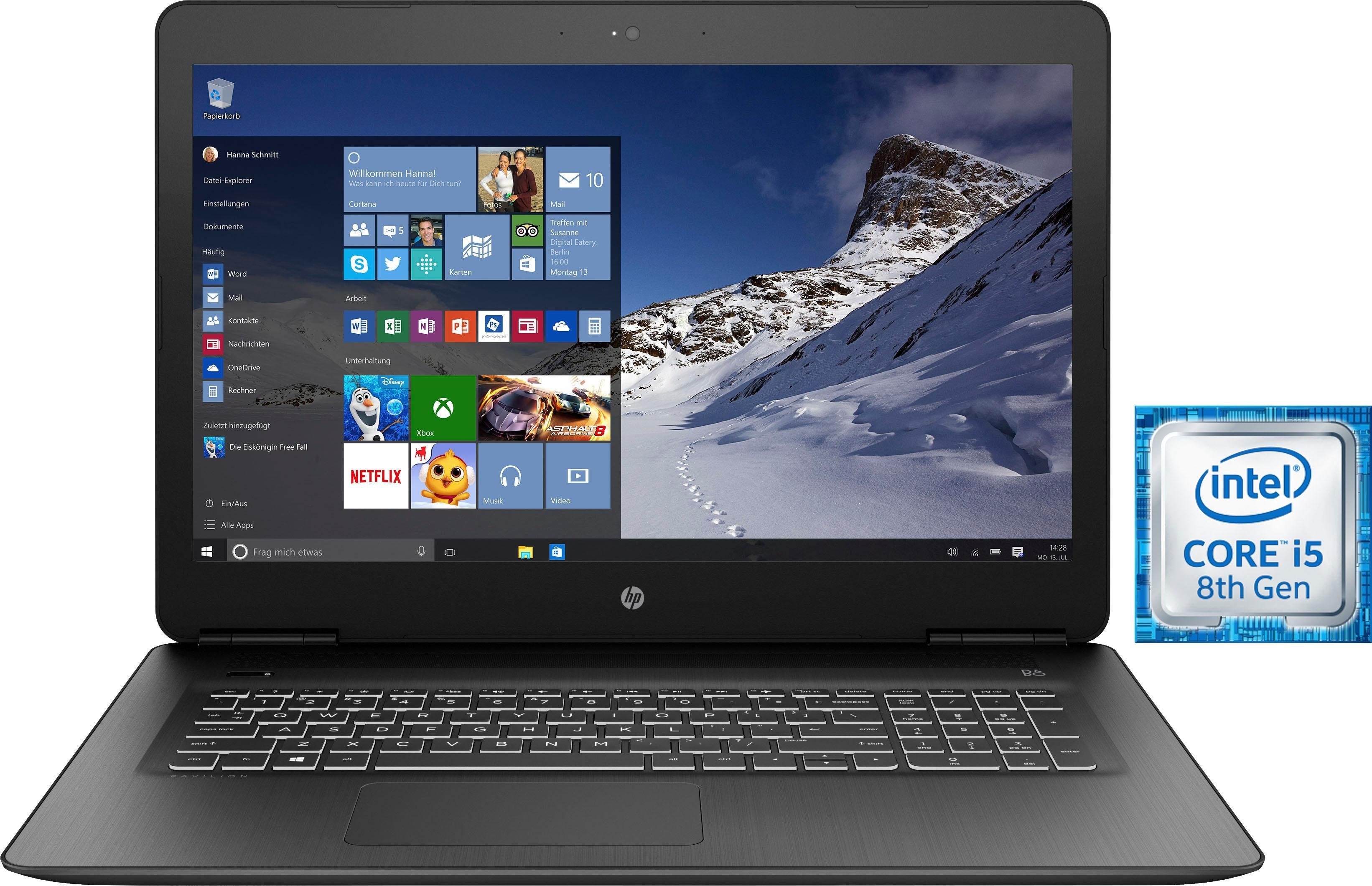 HP Pavilion 17-ab425ng Notebook (43,9 cm/17,3 Zoll, Intel Core i5 ...