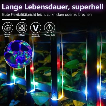 Clanmacy LED-Lichterkette LED Lichterschlauch Lichtschlauch Lichterkette Wasserdicht