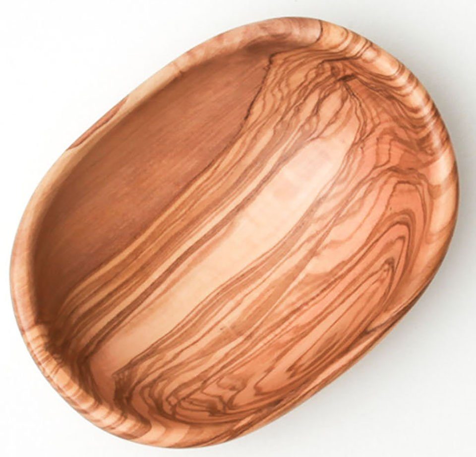 BERARD FRANCE 1892 Schale aus Olivenholz, Massivholz, (1-tlg), handgefertigt, jedes Stück ein Unikat, 10 x 8 cm