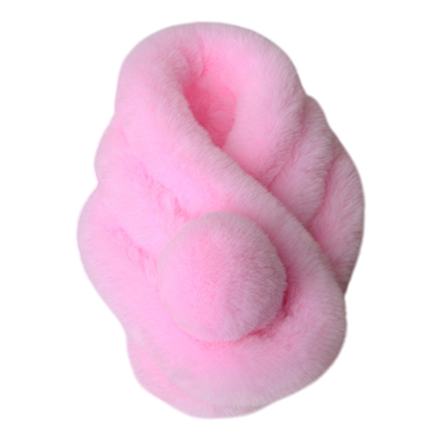 Refttenw Schal Damen Schal Winterschal Pelzkragen mit Bommel aus Kunstpelz, Damenschal Loop Schals