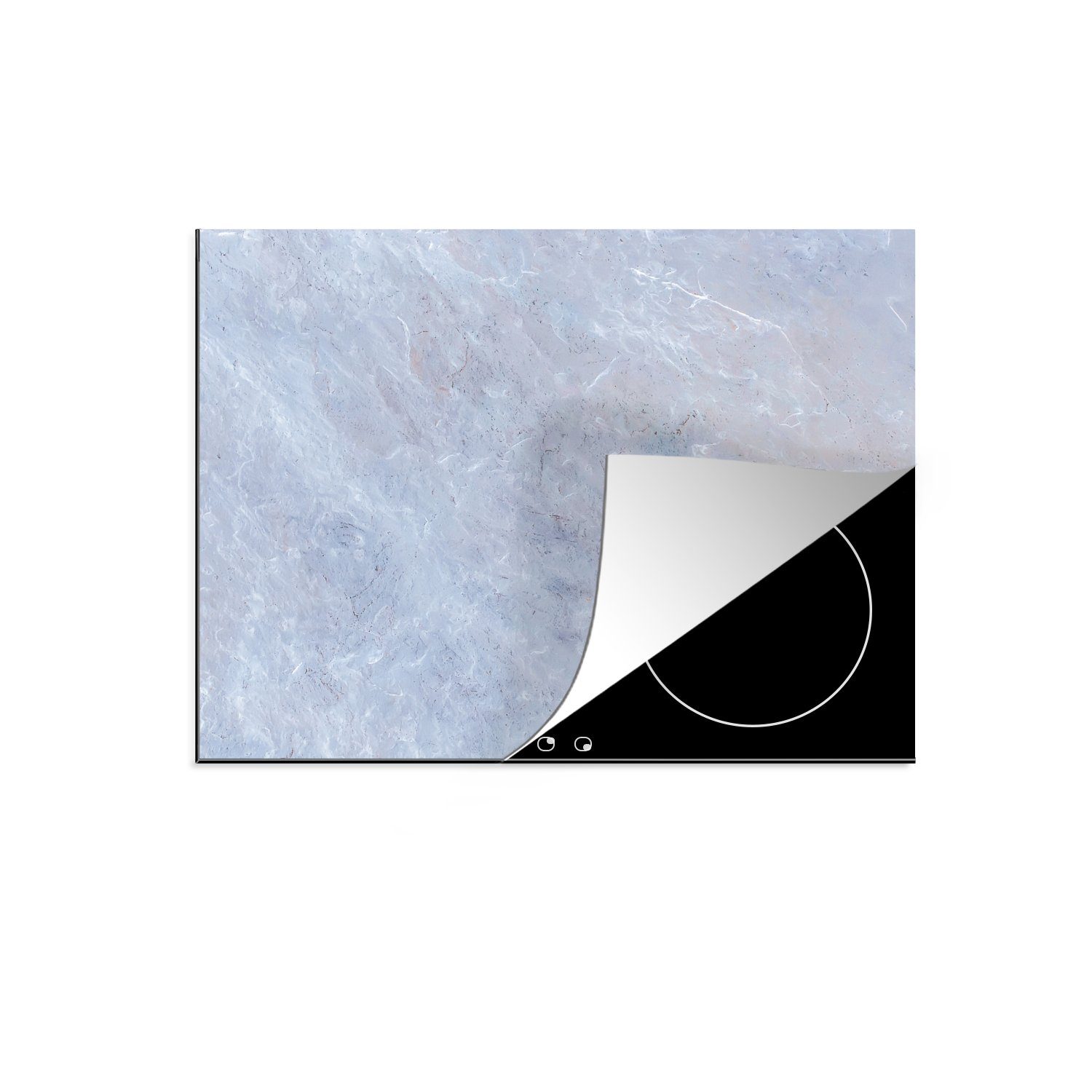 MuchoWow Herdblende-/Abdeckplatte Industriell - Beton (1 Textur 59x51 Retro, cm, Induktionskochfeld, Induktionsschutz, tlg), - - Vinyl, Ceranfeldabdeckung